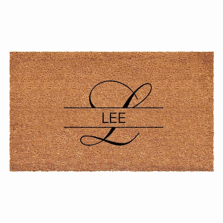 Calloway Mills Personalized Door Mat, Black, Natural, 24 in W x 48 in L 110882448